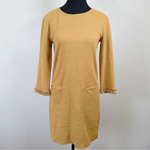 Cynthia Rowley Cotton Three Quarter Sheath Dress